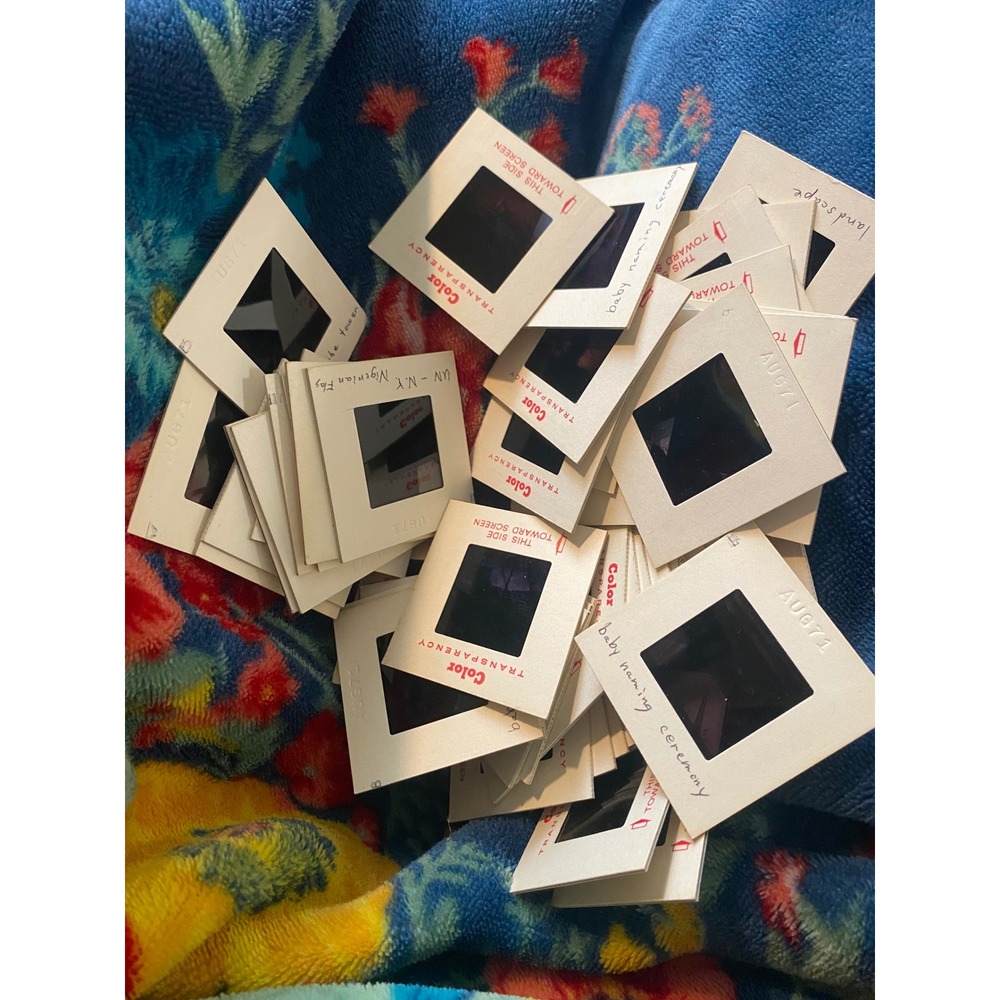 Vintage 1971 Nigeria 1 Photo Slides University Baby Naming Ceremony Landscapes
